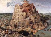 BRUEGEL, Pieter the Elder The Tower of Babel Spain oil painting artist